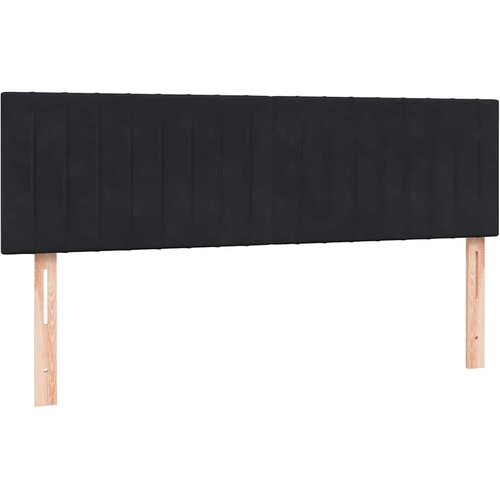 Box Spring krevet s madracem i LED crni 160x210 cm bar&amp;scaron;unasti Slike