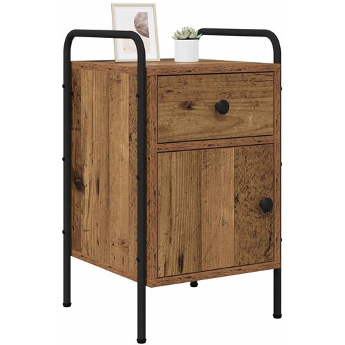  Noćni ormar Staro drvo 35 x 36,5 x 61 cm Konstruirano drvo Slike