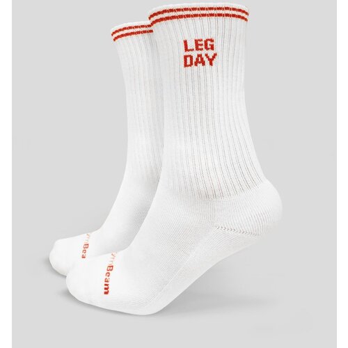 GymBeam Čarape GymRat 3Pack White Slike