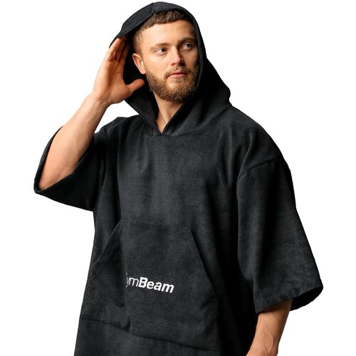 GymBeam Poncho ručnik Terry Black Slike
