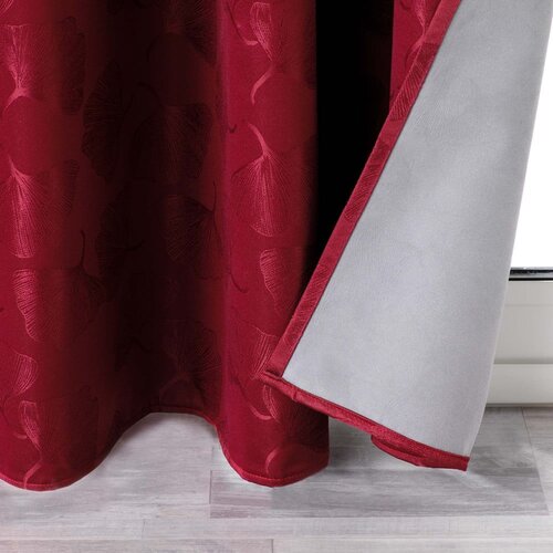 Douceur d int&amp;eacute;rieur Bordo rdeča zavesa zatemnitvena 140x260 cm Lunella &amp;ndash; Slike