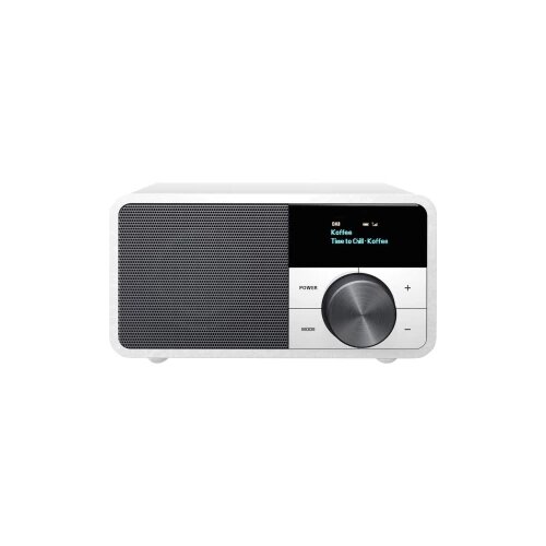 Sangean DAB+ (1012) Stolni radio Genuine Mini DDR-7 AUX, Bluetooth, UKW Srebrna Slike
