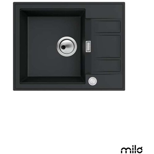 Milo Granitna sudopera Avangard 58x46cm Lava stone ø90 Cene