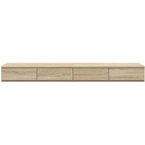  Ladice za krevet s ladicama Sonoma hrast 135 x 36,5 x 16,5 cm Slike