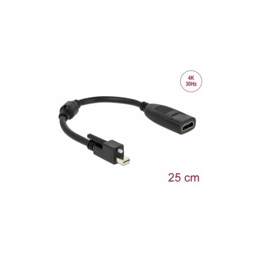 Delock 62640 Mini-DisplayPort / HDMI adapter [1x mu&amp;scaron;ki konektor mini DisplayPort - 1x ženski konektor HDMI] Slike