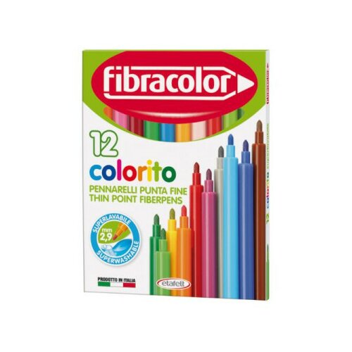  Flomasteri 12/1 fibracolor 10539sw012sc ( 97/00067 ) Cene