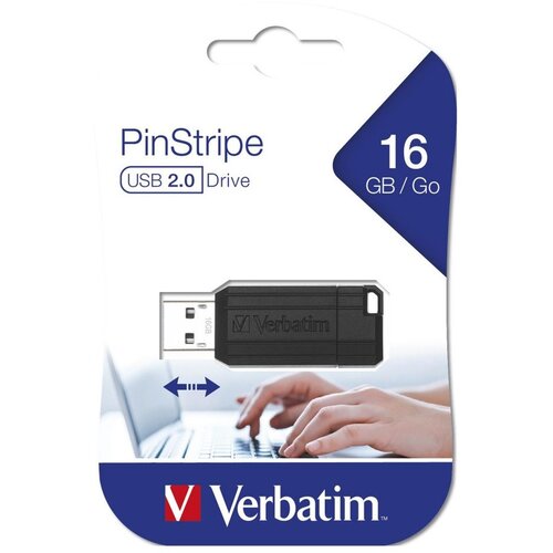 Verbatim PINSTRIPE 16GB BLACK Slike