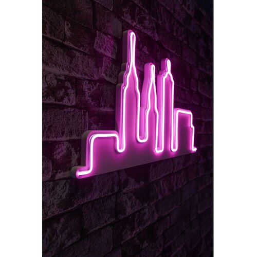 Wallity Dekorativna plastična LED rasveta City Skyline Pink Cene