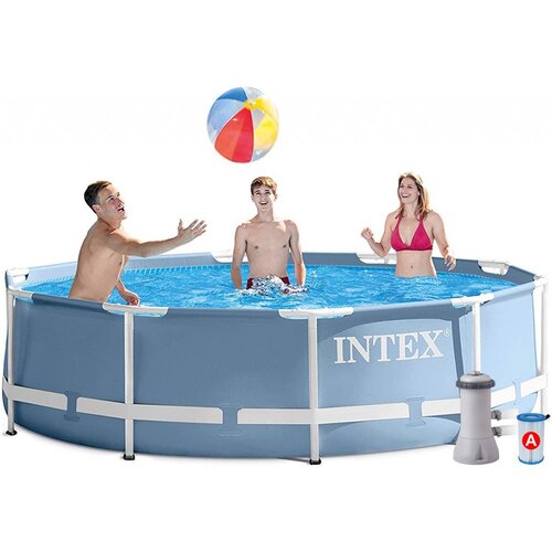 Intex Bazen prism frame 366x76cm metalna konstrukcija sa filter pumpom Cene