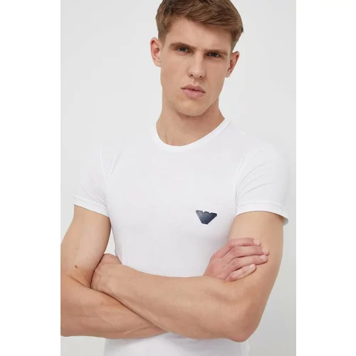Emporio Armani Underwear Homewear majica kratkih rukava boja: bijela, s tiskom