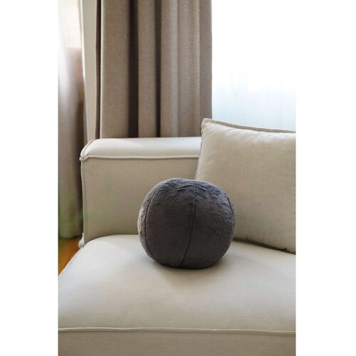 Mioli Decor Ukrasni jastuk Pelus Top, 25x25x25 cm, Antracit Slike