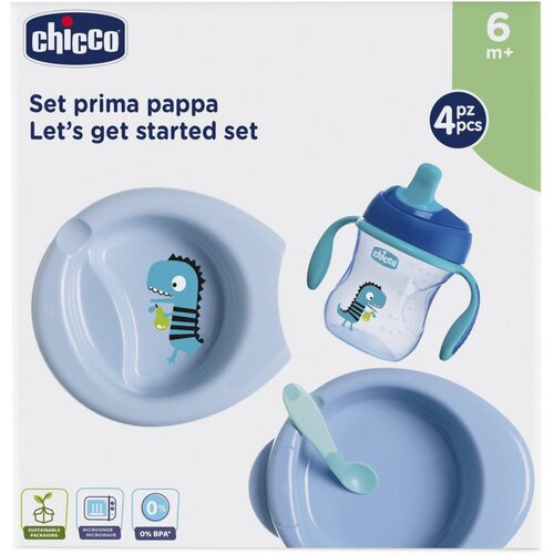 Chicco poklon set 6m+, pribor, plavi ( A049982 ) Cene