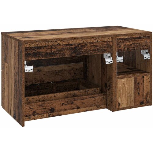  Set namje&amp;scaron;taja za kupaonicu 2 kom. Staro drvo Konstruirano drvo Smeđa 62,5 x 44,5 x 50 cm Slike