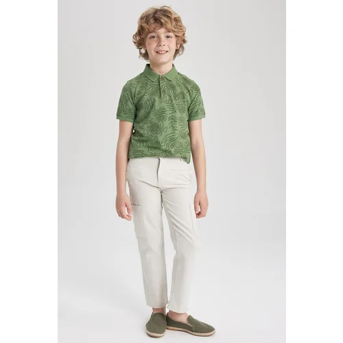 Defacto Boy's Standard Leg Linen Look Trousers