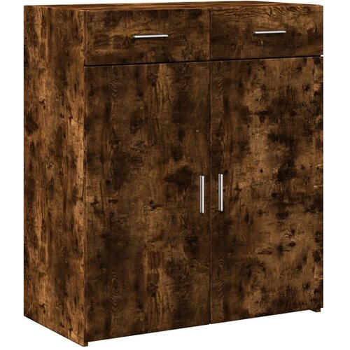 Maison Chic Komoda - Predalnik dimljeni hrast 80x42,5x93 cm inženirski les, (21717474) Slike