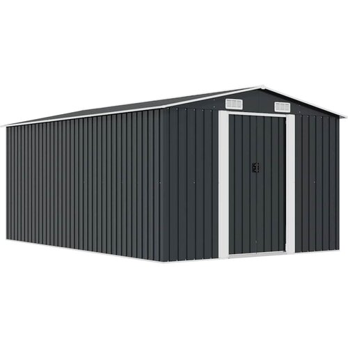  Vrtno spremi&scaron;te 257 x 392 x 181 cm metalno antracit Cijene