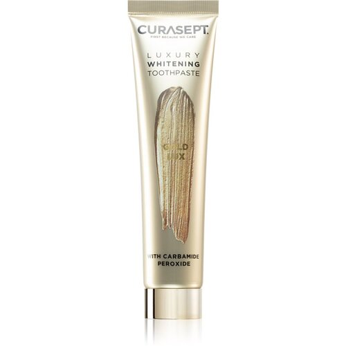 Curasept Gold Lux Toothpaste zobna pasta za beljenje zob z aktivnim ogljem 75 ml Cene