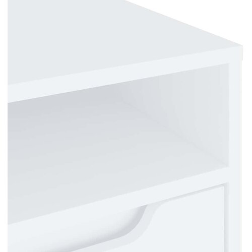  ormarić VISNES Bijeli 100x40x38 cm Inženirsko drvo - Bijela 1 Slike