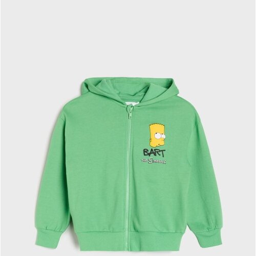 Sinsay Majica s kapuljačom na patentni zatvarač Bart The Simpsons Cijene