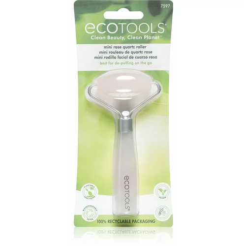 Ecotools Rose Quartz Mini Roller pripomoček za masažo za obraz