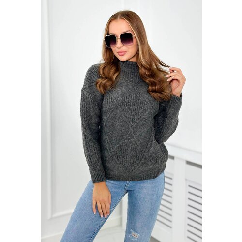 Kesi Sweater over the head made of diamonds and graphite Slike