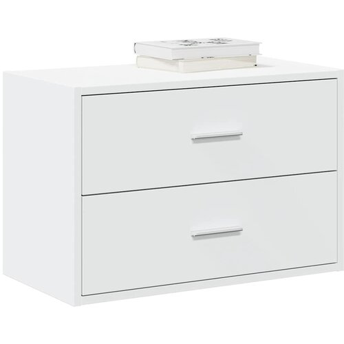 Ormarić s 2 ladice bijeli 60x31x40 cm izrađeno drvo Cene