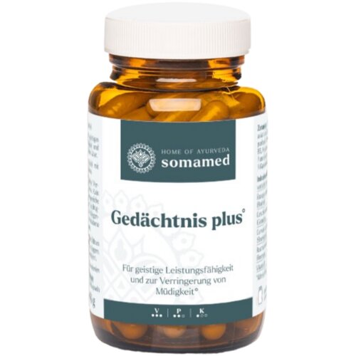 Home of Ayurveda somamed Pamćenje plus (Ged&amp;auml;chtnis plus) - 120 kaps. Slike