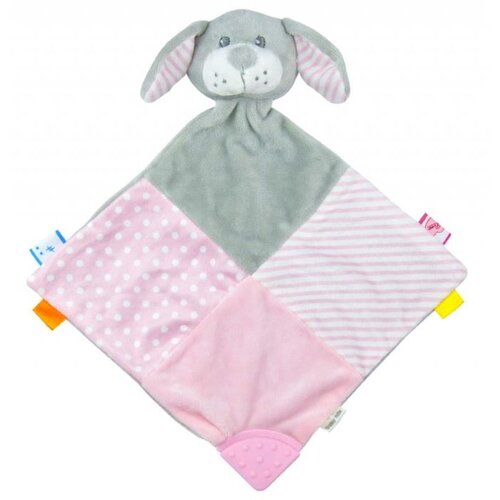 Baby Mix tje&amp;scaron;ilica - Dog Grey &amp;amp; Pink Slike