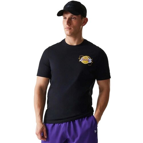 New Era Majice s kratkimi rokavi Nba Photogrphc Print Reg Tee Loslak Blk Črna Slike