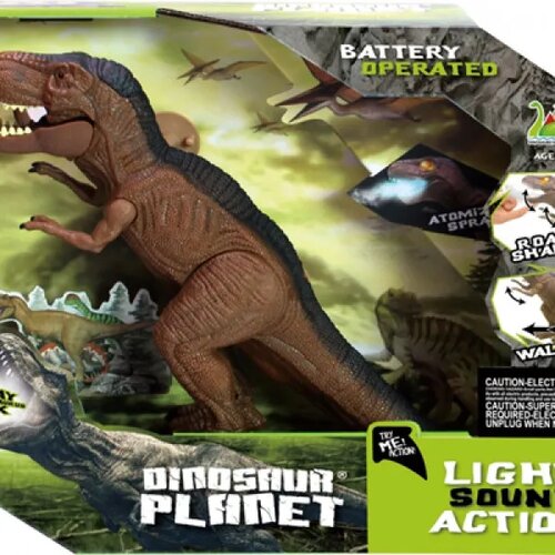MIS TRADE Dinosaurus R/C Izbacuje Paru Slike