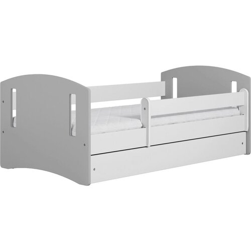 MID.YOU Otro&amp;scaron;ka Postelja Classic 2, Bela, Siva, 80x140cm Slike