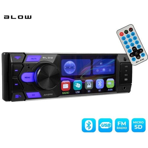 Blow avtoradio AVH8990, FM Radio, Bluetooth, 4x60W, LCD zasl Slike