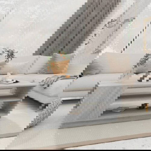 Furnova Klubska mizica siva sonoma 102x55x43 cm iverna plo&amp;scaron;ča, (21915503) Slike