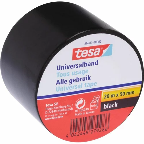 Tesa Izolacijska traka (Crne boje, 20 m x 50 mm)