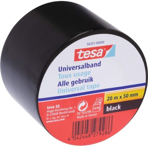Tesa Univerzalni izolacijski trak (črn, 20 m x 50 mm) Slike