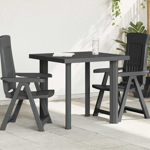  Vrtni stol antracit 80 x 75 x 72 cm plastični Cene
