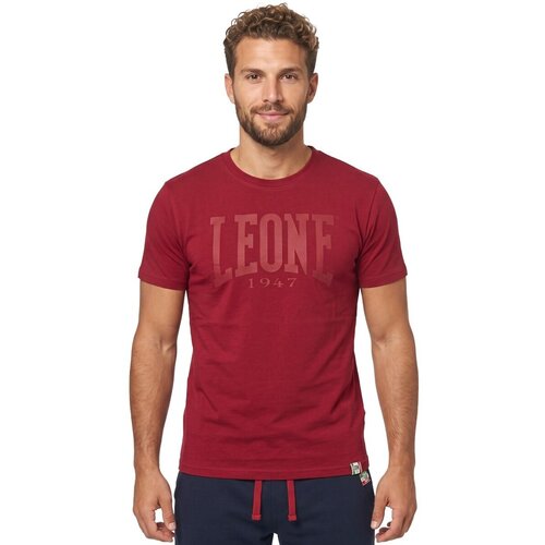 Leone 1947 Majice & Polo majice Man Short Sleeves Big Logo Rdeča Cene