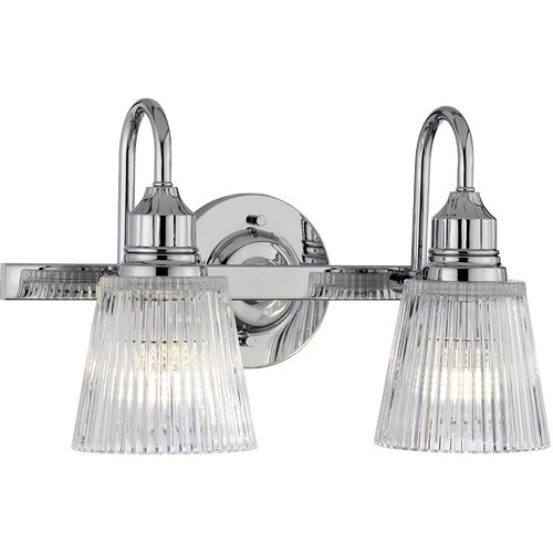 Quintiesse Addison Stenska svetilka z 2 lučema, polirani krom, IP44, (22098837) Cene