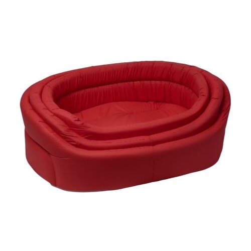 Moksi set ležaljki za pse foam bed series VR01 crveni Slike