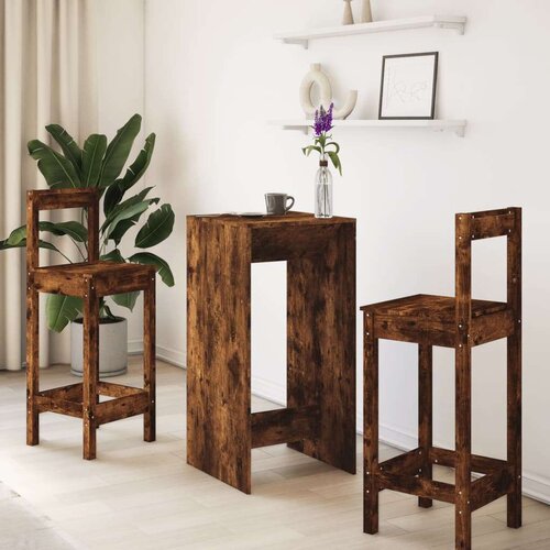 VidaXL Barski stol boja hrasta 51 x 50 x 103,5 cm konstruirano drvo Slike