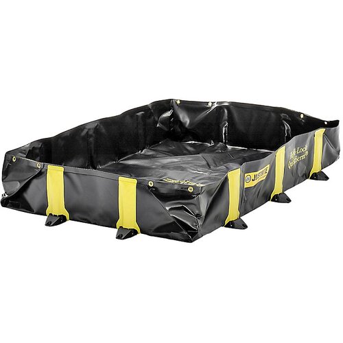 Justrite Zložljiva kadica Rigid-Lock QuickBerm®, za občasno zapeljevanje čezenj, DxŠ 1,8 x 1,2 m Cene