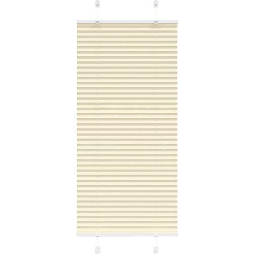 vidaXL Plisirana žaluzija Cream 55x150 cm Širina tkanine 54,4 cm Cene