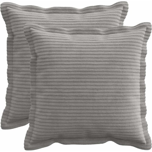  Presvlaka za jastuk 2 kom. HOUTEN Svjetlosiva 35 x 35 cm Kord Cijene