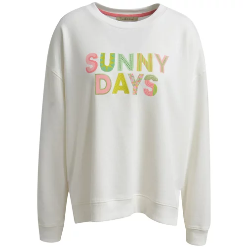Smith&Soul Sweater majica jabuka / svijetlozelena / ružičasta / prljavo bijela