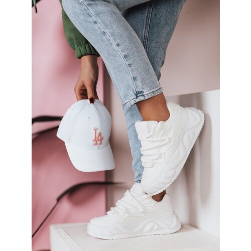 DStreet Sneakersy damskie na platformie LALANDRA białe Cene