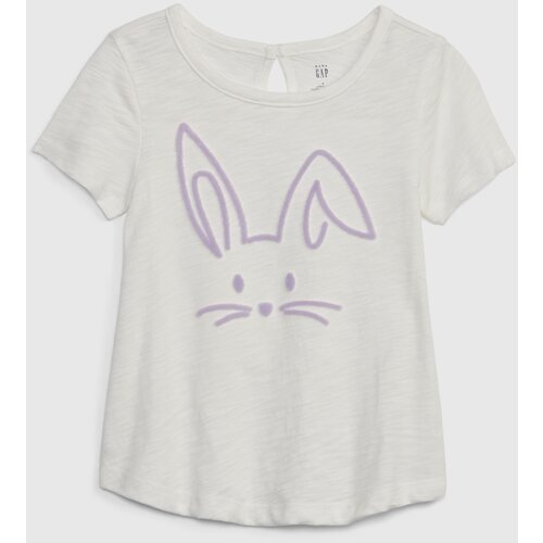 GAP Kids T-shirt organic hare - Girls Cene