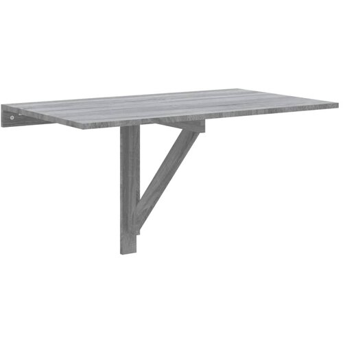 vidaXL zložljiva stenska miza siva sonoma 100x60x56 cm inženirski les, (20711171) Cene
