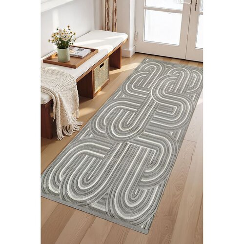 Conceptum Hypnose Amorf - Ar008 Tepih u krem boji (80 x 300 cm) Cene