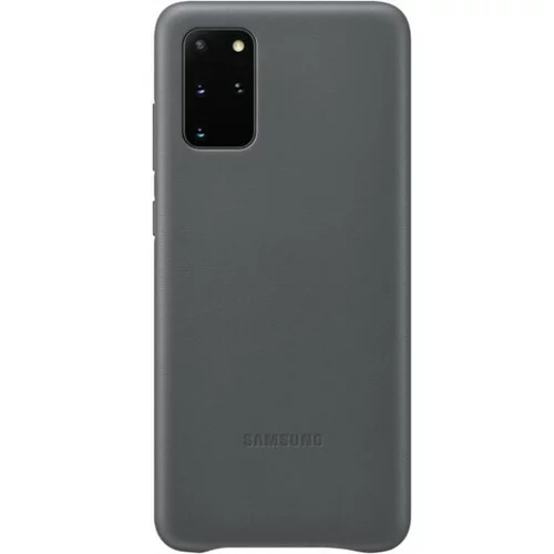 Samsung original usnjen ovitek ef-vg985lje za galaxy s20 plus g985 - zaščita zadnjega dela - siv
