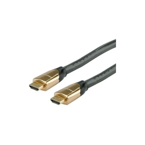 Roline HDMI priključni kabel 7.50 m 11.04.5805 dvostruko zaštićen crna [1x muški konektor HDMI - 1x muški konektor HDMI] Cijene